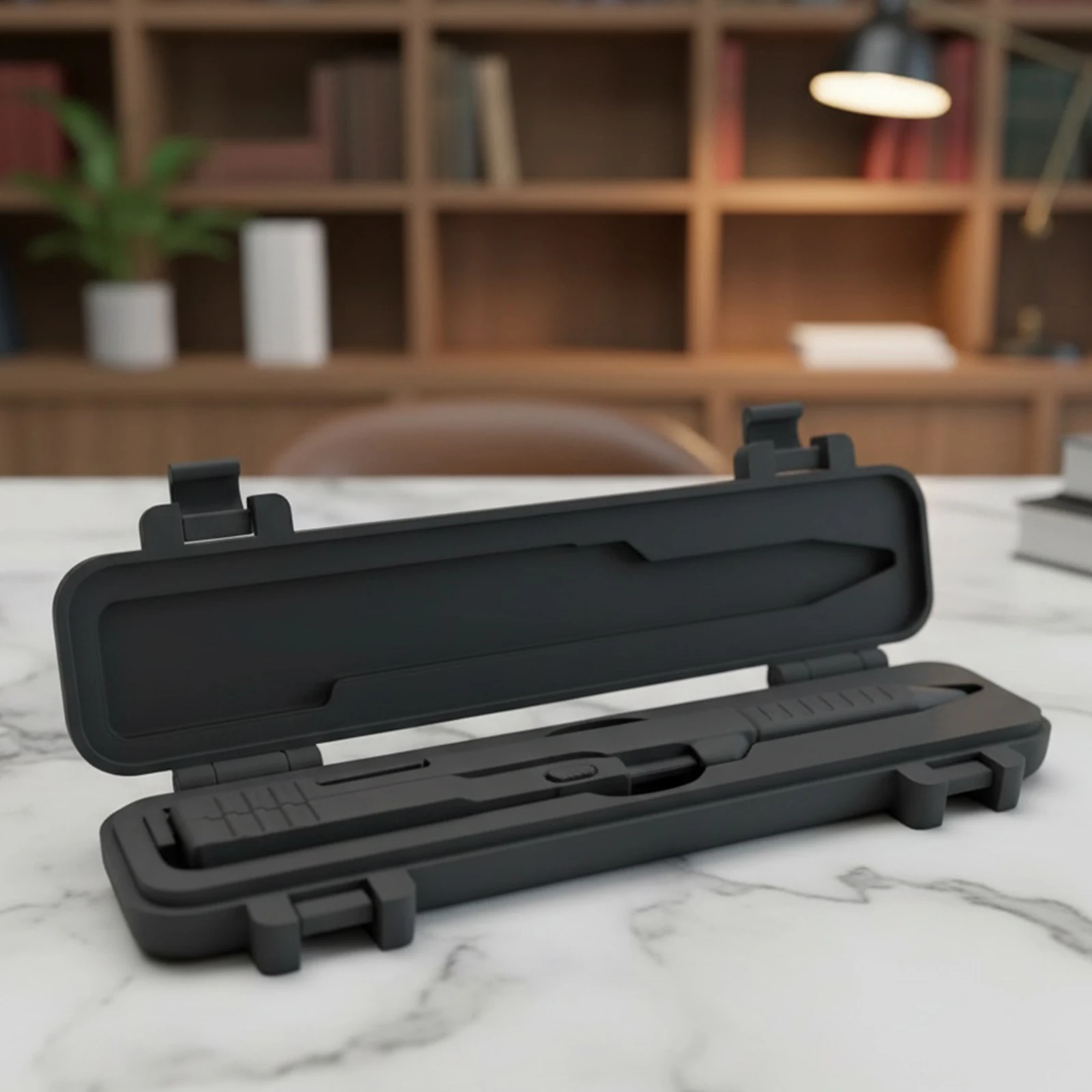 Tactical 3D Printed Slide Action Pens EDC with Case Refillable Smooth Ink Pen 3D Printed Tactical-Themed Pen for Men Gift