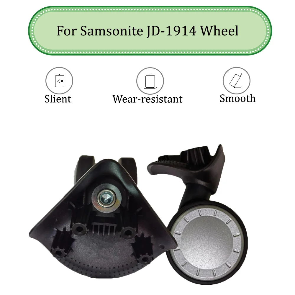 For Samsonite JD-1914 Universal Wheel Trolley Case Wheel Replacement Luggage Pulley Sliding Casters Slient Wear-resistant Repair