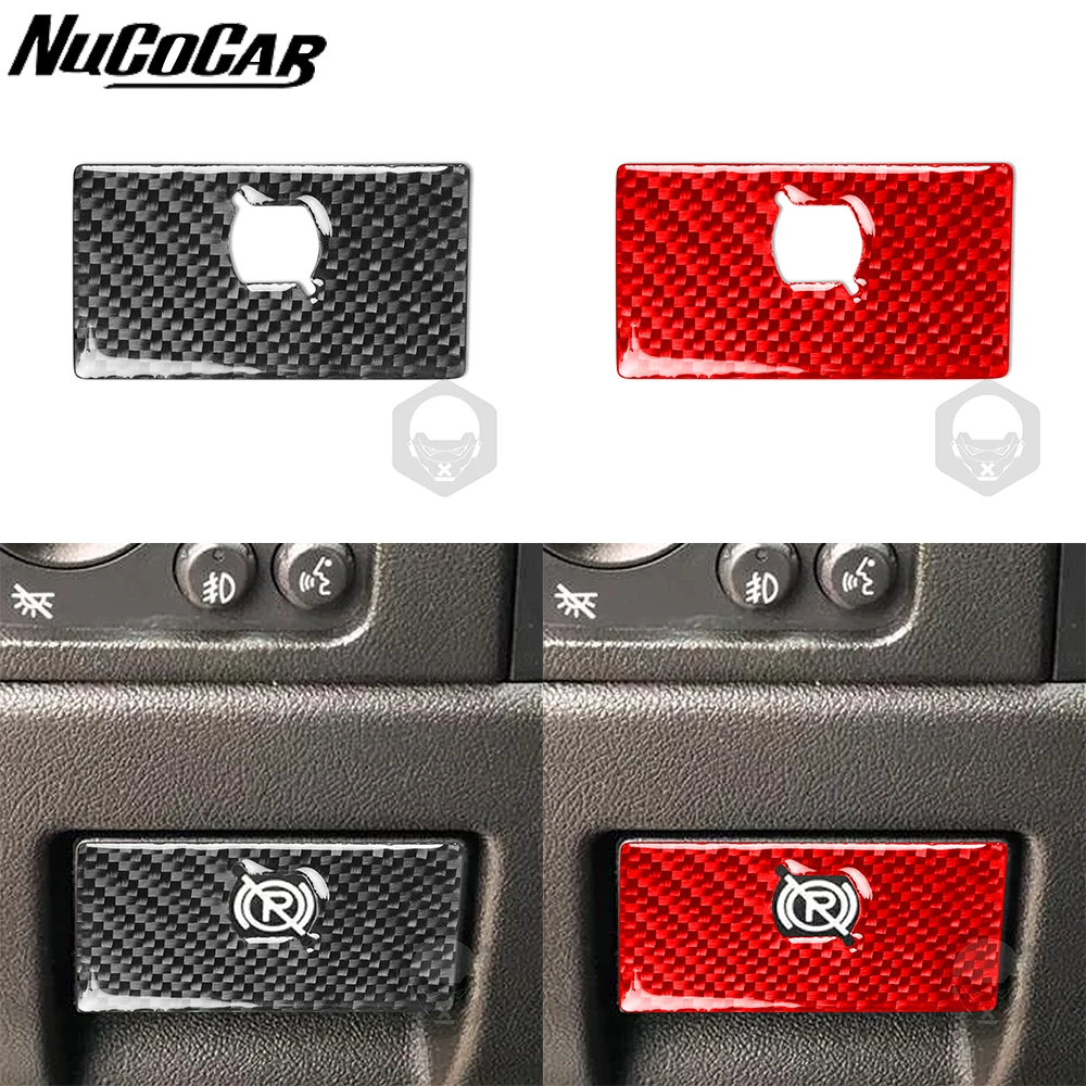 For Chevrolet Colorado For GMC Canyon 2004-2012 Carbon Fiber brake release Panel Car Accessories Interior Decorative Sticker