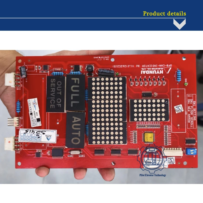 Elevator Display Board Elevator Display Panel Lift PCB OPB-CAN-INDICATOR Bd V1.0 262C215
