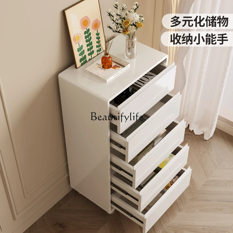 

01 Cream Wind Household Living Room Storage Lockers A few cabinets next to the entrance