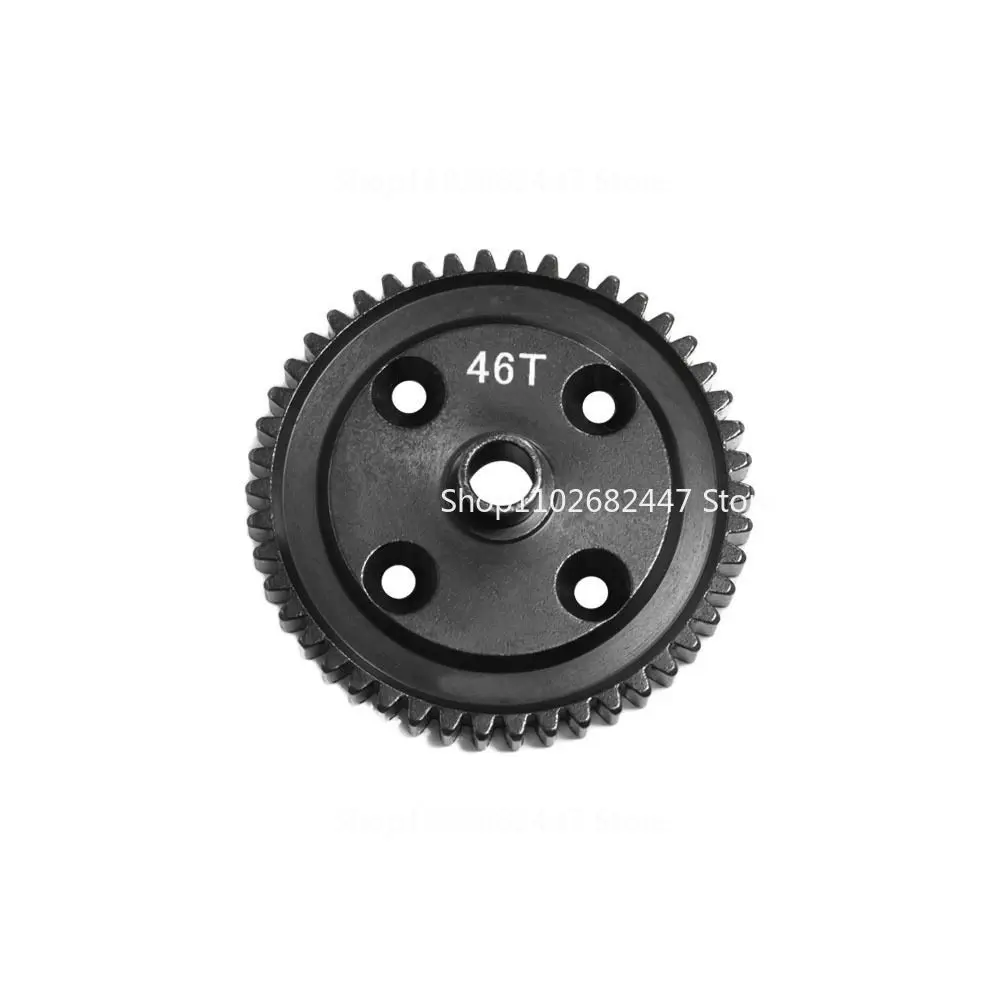Suitable for KM 1/7 Rally E8082 Desert Card Short Card 46T 48T Steel Center Differential, Large Tooth, Steel Tooth