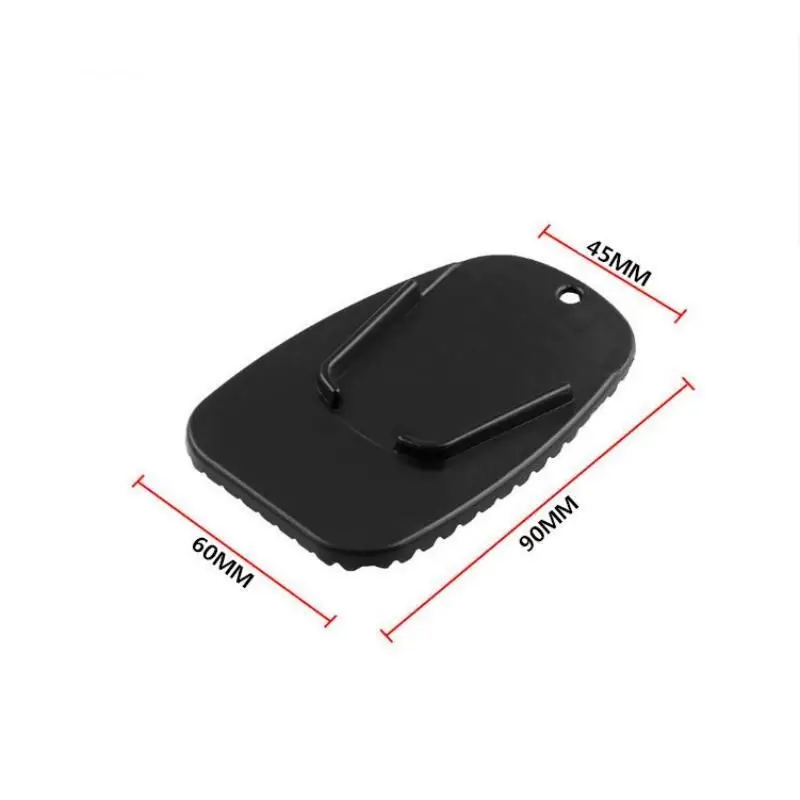 Anti Slip Motorcycle Side Stand Pad Kickstand Support Plate Scratch Resistant Foot Enlarger for All Motorbike Models