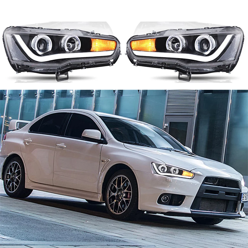 

Car LED Head Lamp For Mitsubishi Lancer 2008-2017 DRL Car Headlight Assembly Signal Auto Modified Accessories