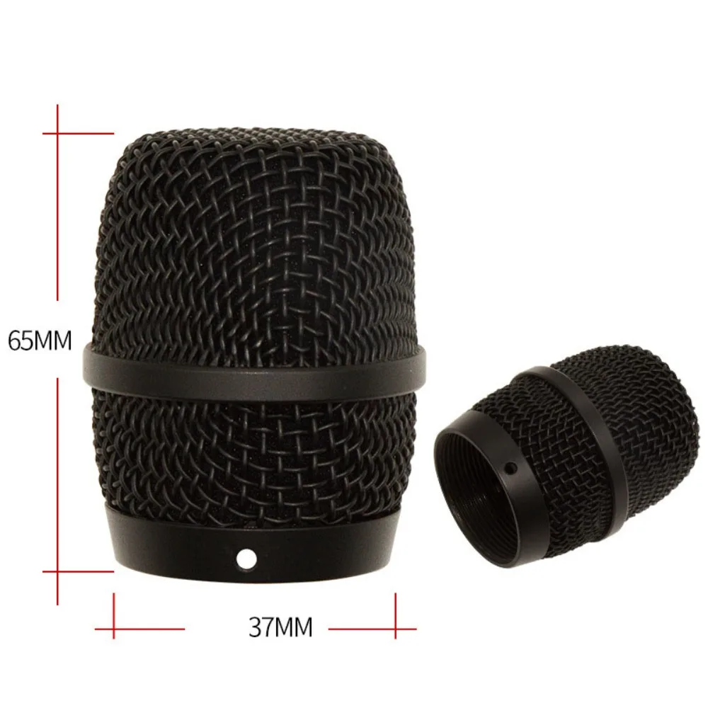 Head Replacement High Density Sponge Accessory Metal Mic Mesh Cover Microphone Mesh Head Microphone Grill Head Replacement Head