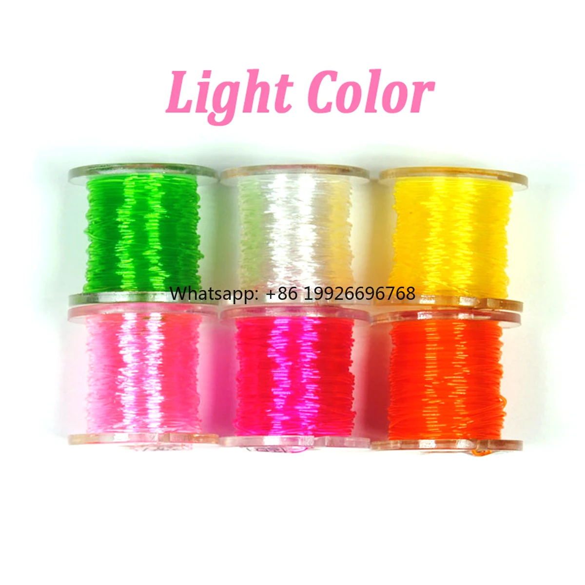 

8M/Reel Clear Stretch Rib Round Larvae Lace Nymph Ribbing Material Body Fly Tying Line Green Red Brown Multiple Color factory