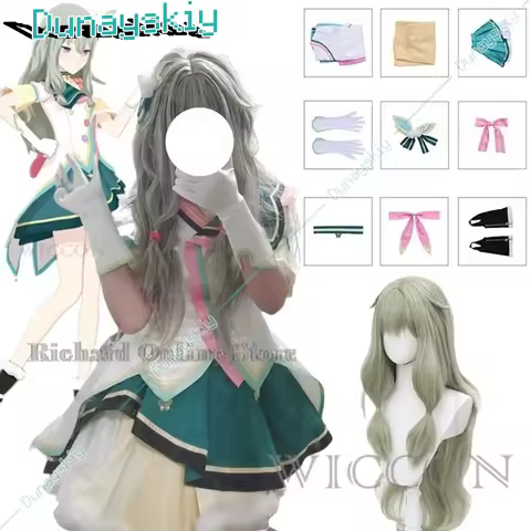 Kusanagi Nene Cosplay Costume Anime Project Sekai Colorful Stage lolita cos pjsk 3rd cos Princess Dress Wig Halloween Clothing