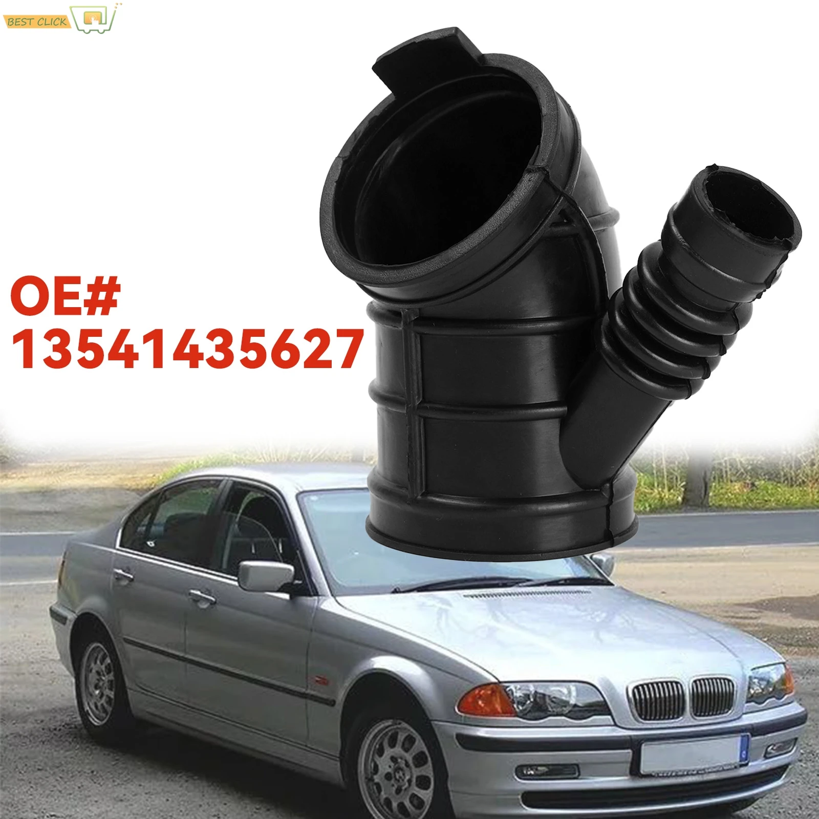 Air Intake Pipe Boot Cleaner Hose For BMW 3ER 5ER E46 320i 323i 325i 328i 330i E39 Z3 E36 M52 M54 525I 528I 1435627 13541705209