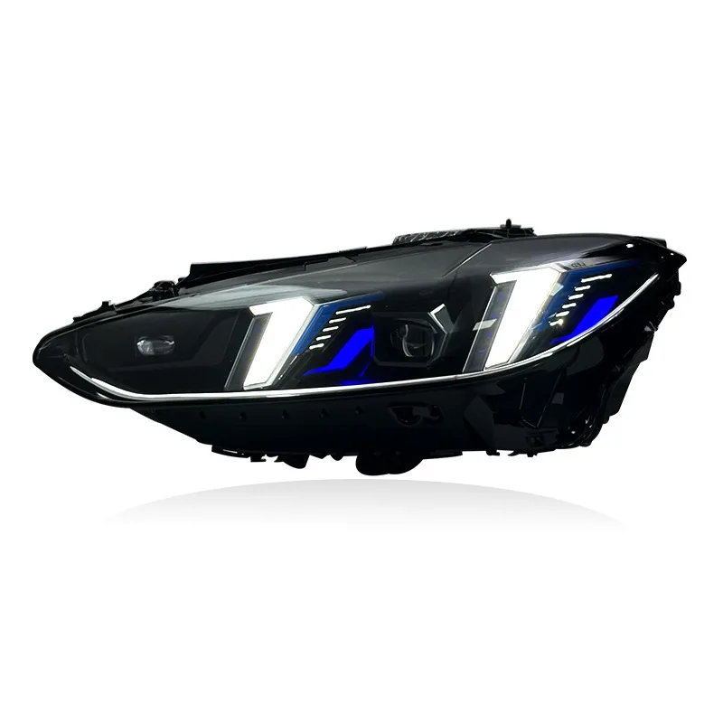 Three Color Head Light For BMW 4 Series G22 G82 Headlight Assembly 2021-2024 Modified Fang-Style Car LED Daytime Running Light