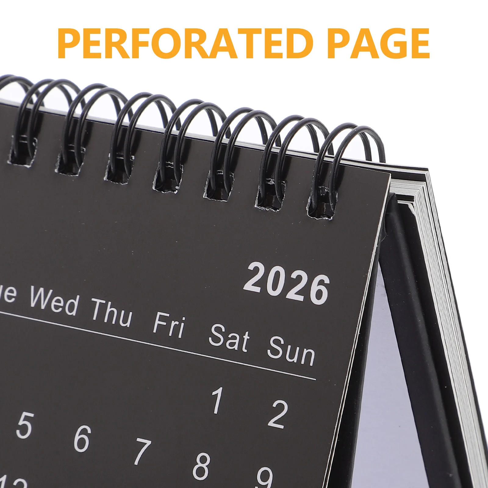 Mini Monthly Desk Calendar Standing Notepad Planner Small Flipping Memo Paper Compact Multifunctional Decorative