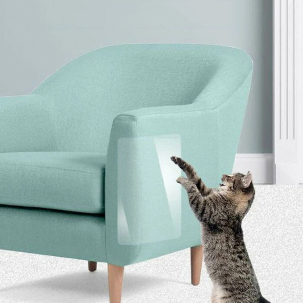 4 Pack Invisible Cat Scratch Guard for Furniture Including Sofas Chairs Beds Carpets and Wooden Interior Items