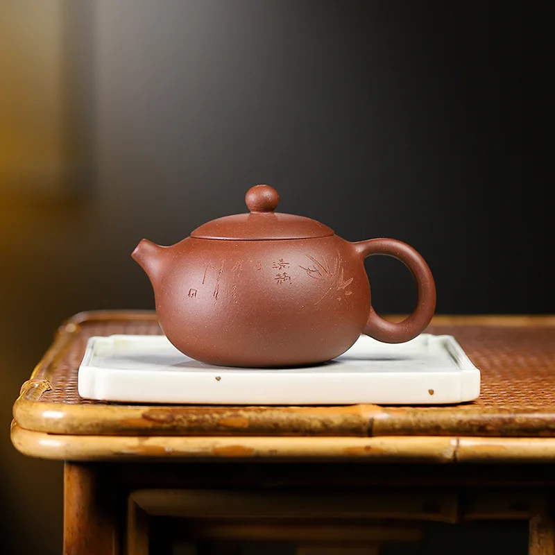 

High Quality Yixing Small Capacity Teapot Tea Set Ore Purple Clay Handmade Xi Shi Pot Household Gift