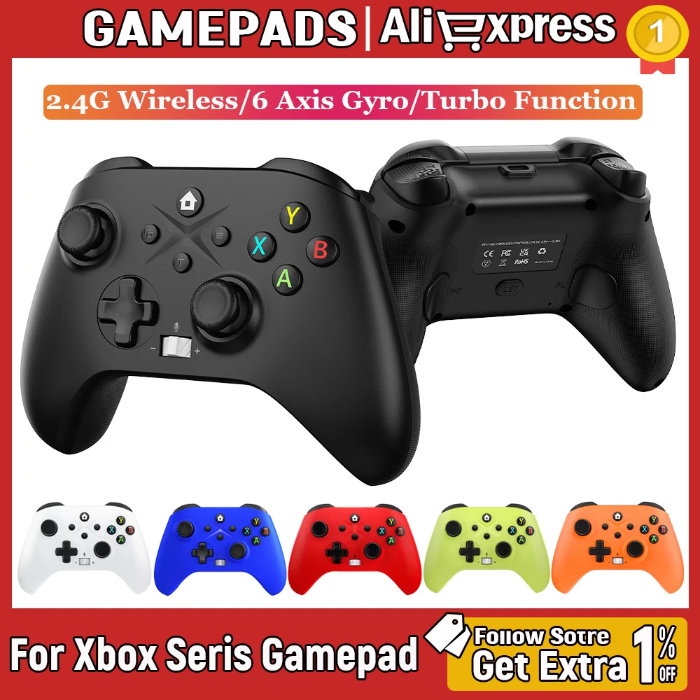 Wireless Gamepad For Xbox One ,Xbox Seris S/X/Pc xbox controlle Console Dual Vibra With Six Axis Gyroscope Game Controller