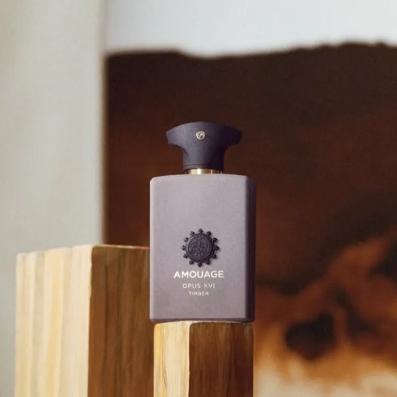 Amouage Men Eau De Parfum 100ml Long Lasting Elegant Feminine Scent Warm Unique Fragrance Opus XVI Timber The Library Collection