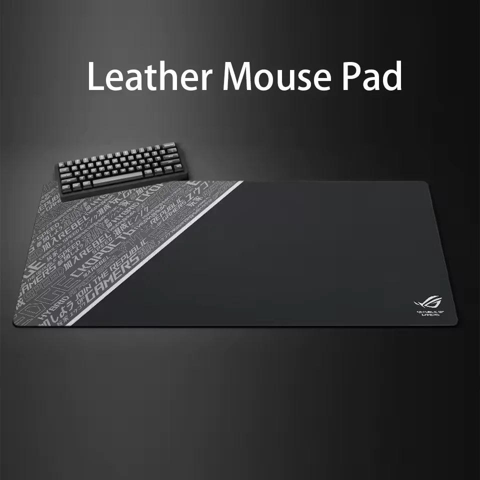 Luxurious Minimalist Trendy And Cool Art XXL Leather Mouse Pad E-sports Game Keyboard Office Table Mat Desktop Decoration