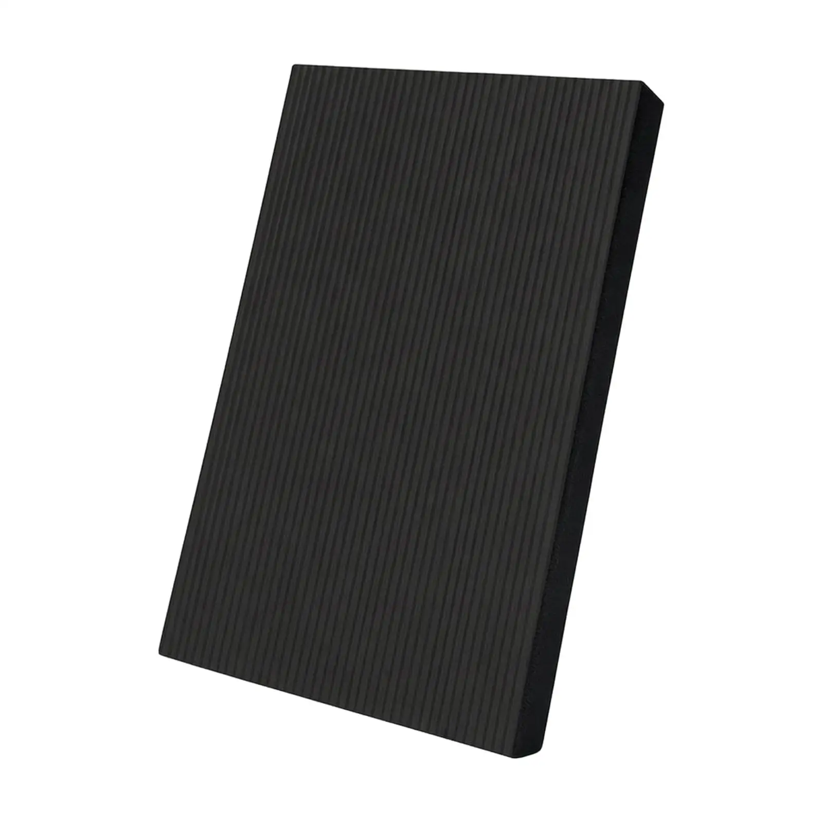 Slip Resistant Yoga Kneeling Mat with Raised Ridges for Core Workouts and Joint Comfort During Pose