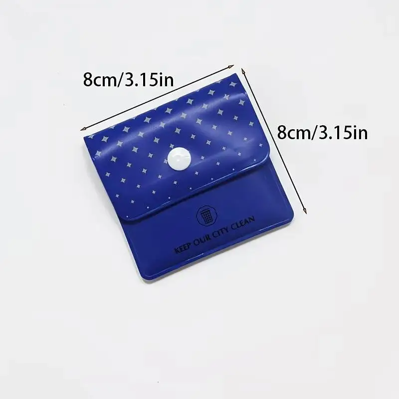 And Snap Button Closure Perfect For Outdoor Travel Hiking Daily Use Portable Pocket Ashtray Pouch Waterproof Reusable Design