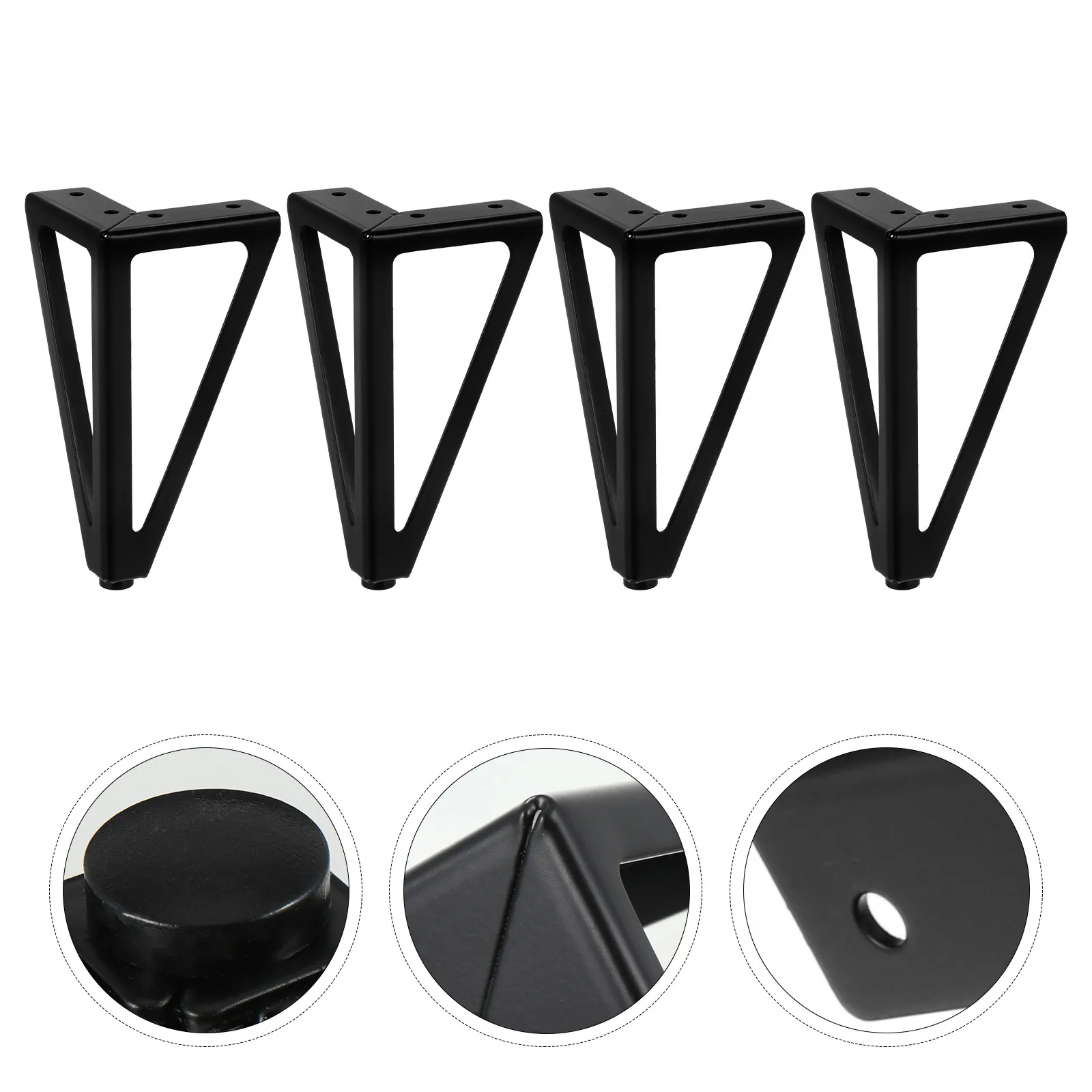 pes-de-moveis-em-ferro-solido-4-pecas--alta-capacidade-de-carga-para-sofa-cama-armario-rack-de-tv-mesa-de-cha-e-suporte-para-moveis-de-escritorio