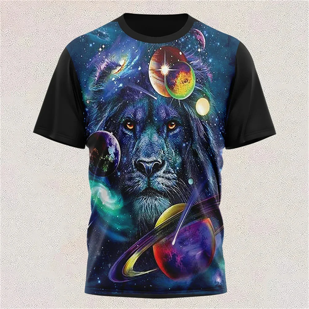 

Lion 3d Print Cool Boys Clothing Summer New Animal Funny Baby T-Shirts Casual Daily Boy Clothes Top Tee Casual Short Sleeve