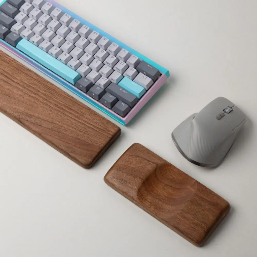 

Solid Wood Mouse Wrist Pad Anti-slip Vintage Wrist Rest Pad Creative Comfortable Hand Support Pillow Home Office Supplies