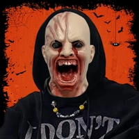 Halloween Mask Zombie Latex Masks Party Cosplay Costume Props Horror Infected Bloody Scary Dress up Masquerade Mascara Mask Prop