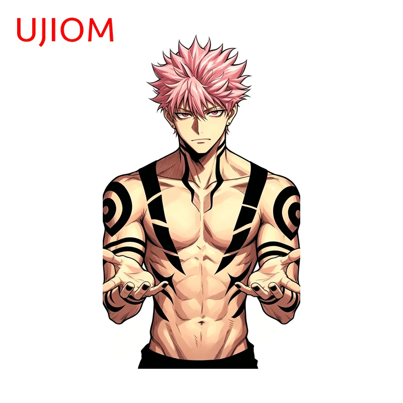 UJIOM Popular Anime Ryomen Sukuna Wall Sticker Waterproof Vinyl Decal High Quality Creative Wardrobe Room Computer Decoration