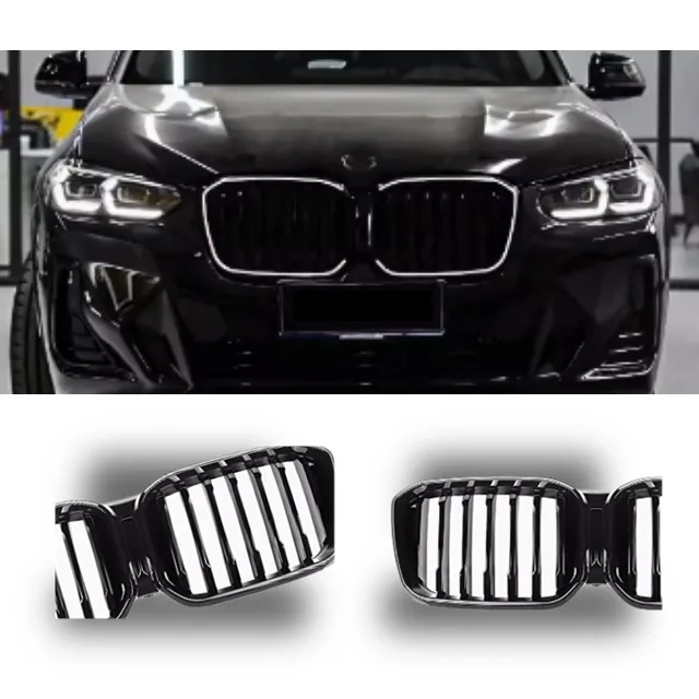 

Car bumper mesh Grille Front LED with light Grille for bmw X3 X4 G01 G02 2022-in