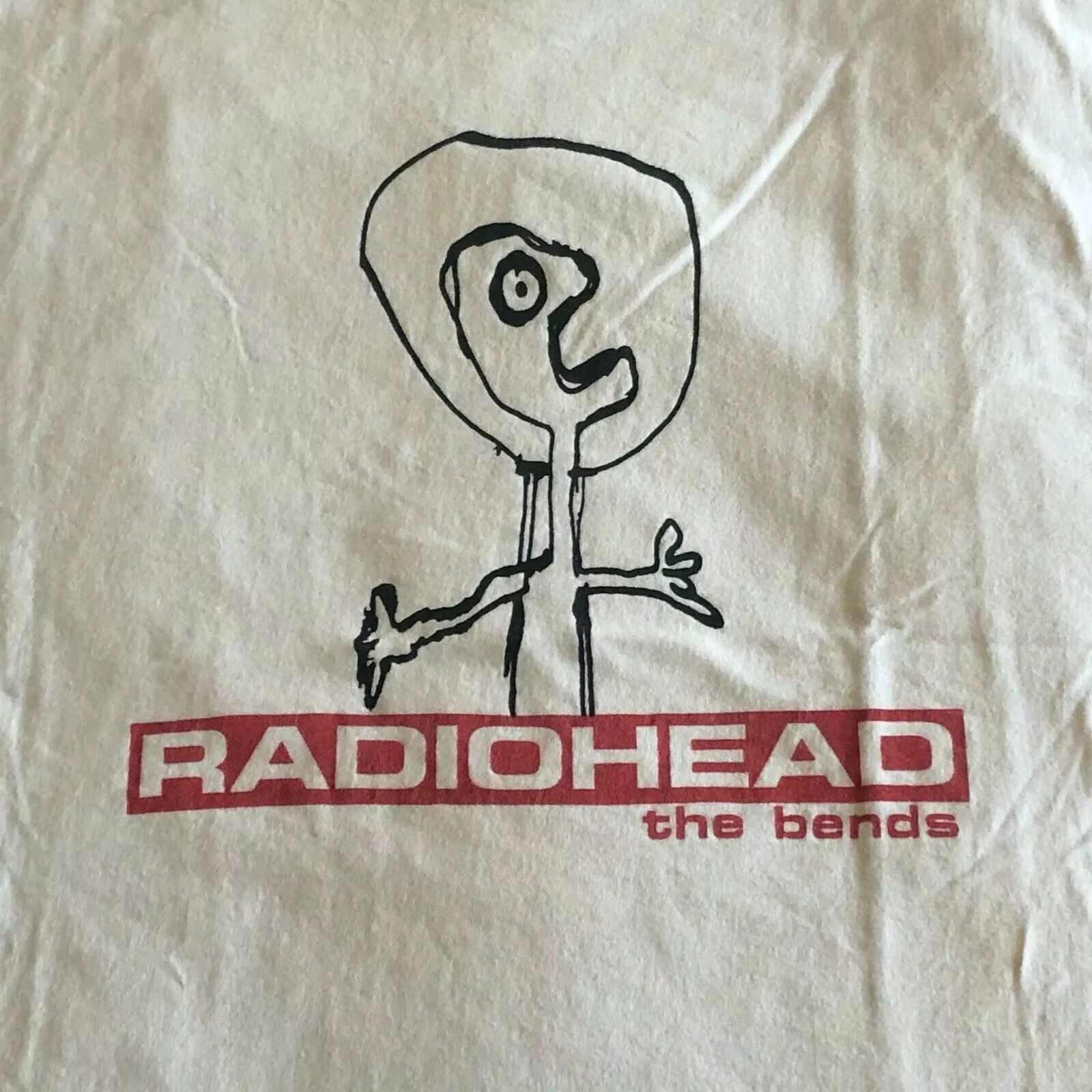 RADIOHEAD THE BENDS Vintage Printed T-shirt Men Women Cotton Casual Short Sleeve T-shirt Men's T-shirts Summer Men's Clothing