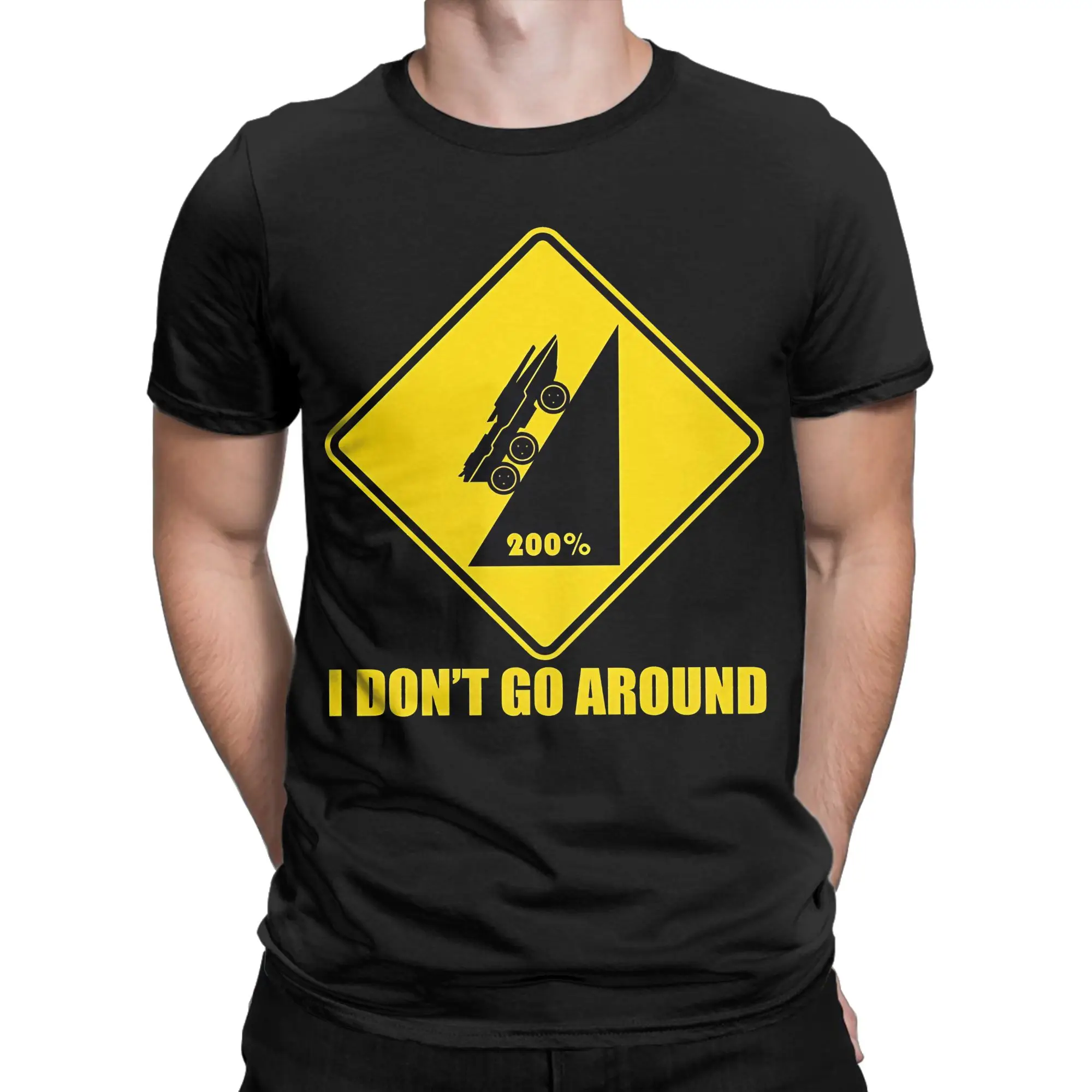 Mass Effect Mako I Don't Go Around Men Women's T Shirts  Vintage Tees Short Sleeve O Neck T-Shirt Cotton Plus Size Clothing