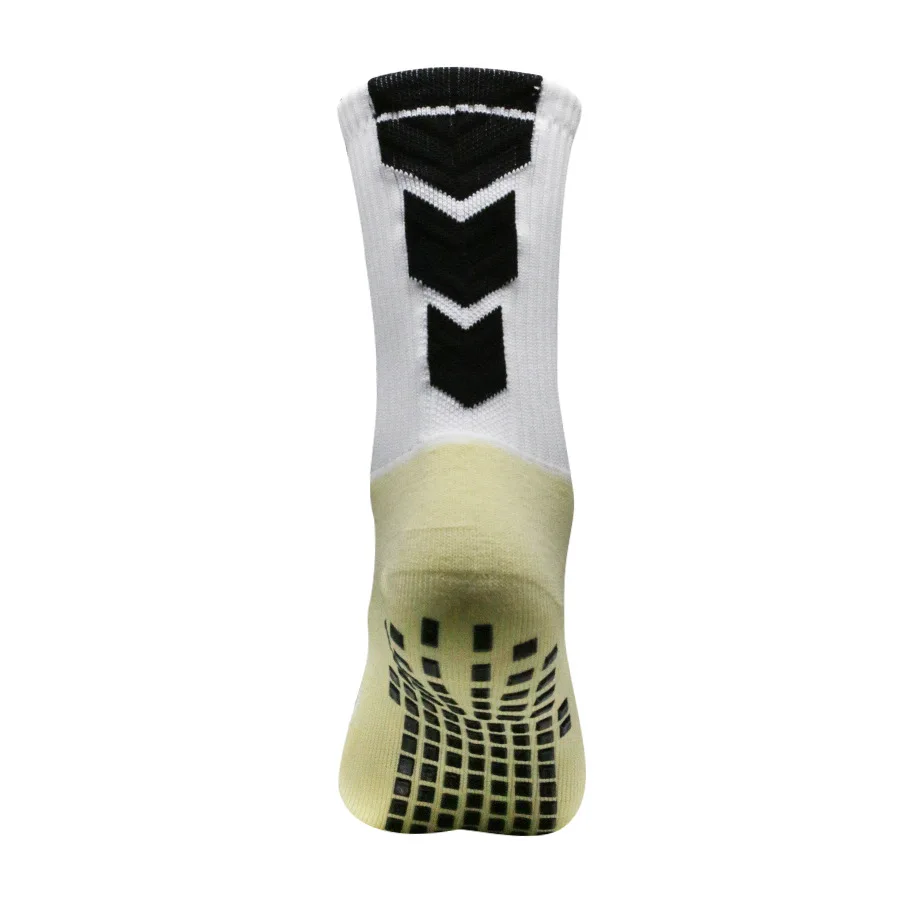 Cross border Sports Men's Socks Thickened Towel Bottom Men's Mid Cap Adhesive Non slip Football Socks Training Socks