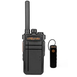 Bluetooth Walkie Talkie Wireless Hands-free PTT PMR 446 Radio Walkie-Talkies 1 or 2 pcs Two-way Radio Portable radio PTT Hotel