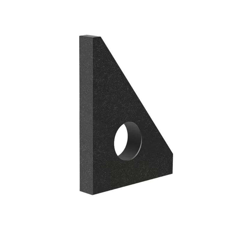 Grade 000 Granite Right‑Angle Ruler 160x250x40mm 90‑Degree Vertical Inspection Calibration Gauge