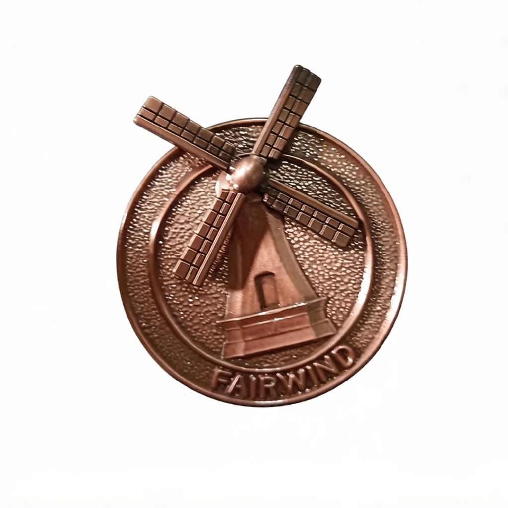 DIY Metal Badge Sticker Decoration Parts Accessories Dutch Windmills For ZP Zorro Lighters