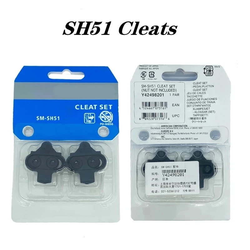 SM SH51 SH56 Bike Cleats System Single Release Mtb Cleats Fit MTB Pedals Cleat for M520 M515 M505 A520 M424 M545 M540