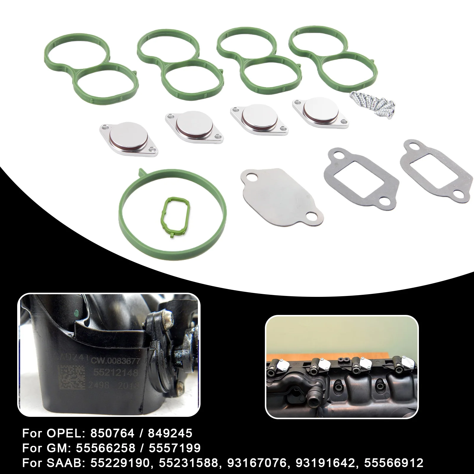 

Сменный комплект для ремонта вихревой заслонки с прокладкой для OPEL VAUXHALL Astra J, Cascada Insignia Zafira C