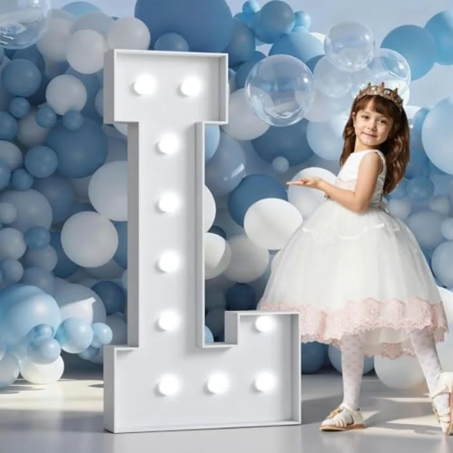 

Буквы-маркизы высотой 4 фута, большие светящиеся буквы, украшения для детского праздника, свадьбы, помолвки, предложения руки и сердца, белые украшения для вечеринки