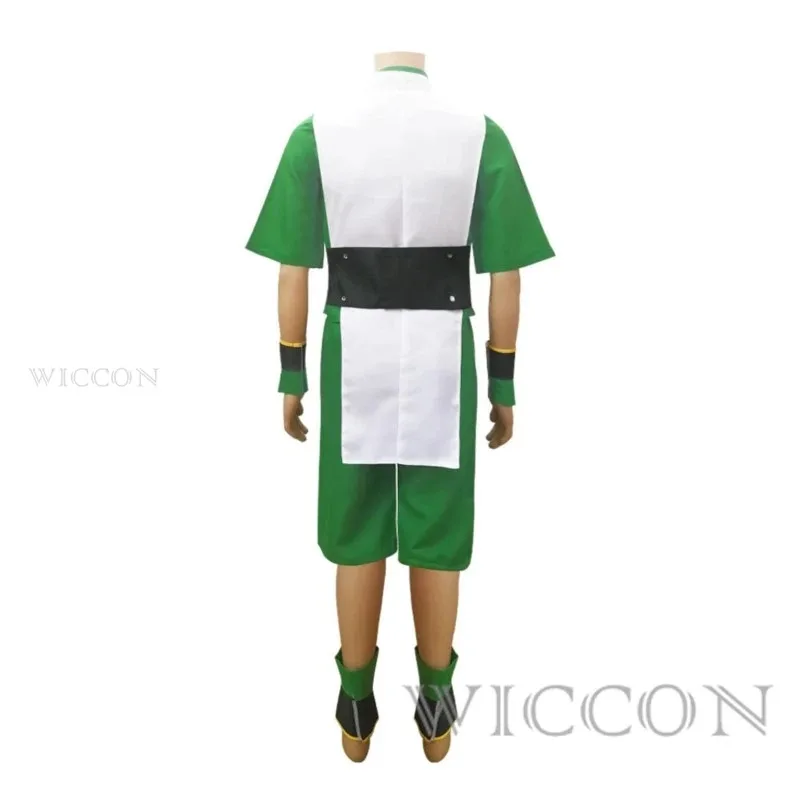جديد 2025 Aar آخر Airbender Toph Beifong أزياء تنكرية سترة وسراويل ملابس للبالغين جزء كرنفال الهالوين ★ ★ ★   جيه.