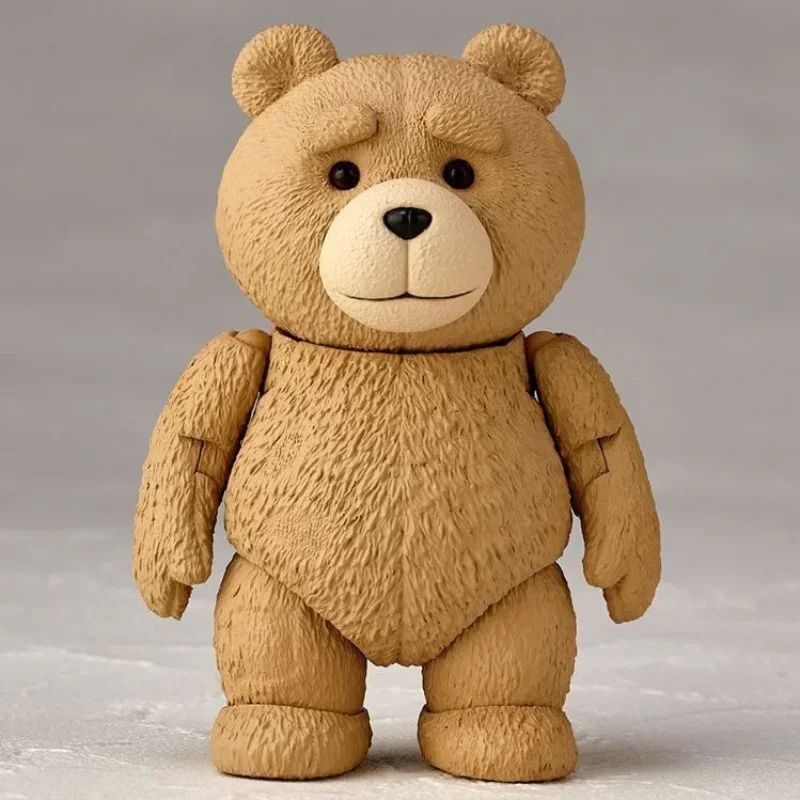 Ted 2 Anime Figure 15cm Bjd Ted Teddy Bear Amazing Yamaguchi Revoltech No.006 Teddy Brick Figurine Gk Movie Model Doll Toys Gift