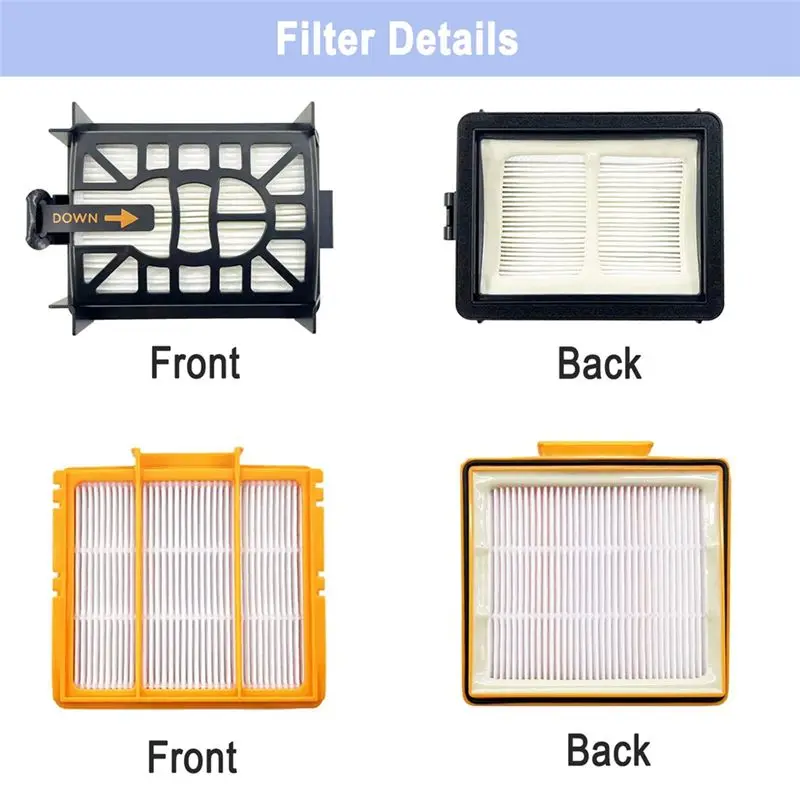 A20I Replacement Main Brush Side Brush HEPA Filter Compatible for AV2501AE AV2502AE Vacuums Cleaner Accessories