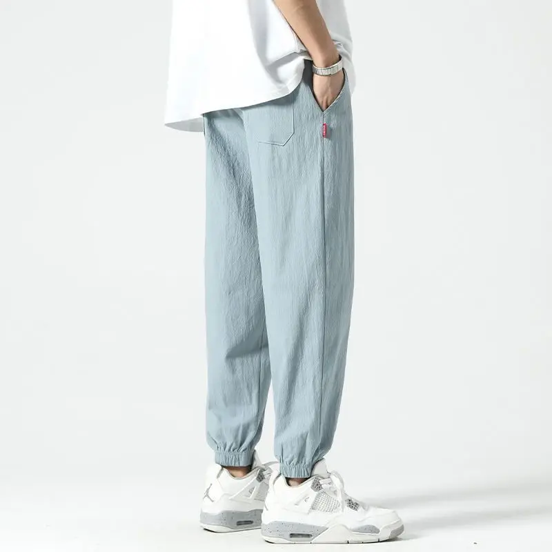 Spring Summer New Fashion High Waist Pockets for Versatile Clothing Comfortable Youth Commuting High Solid Colors Men's Jeans