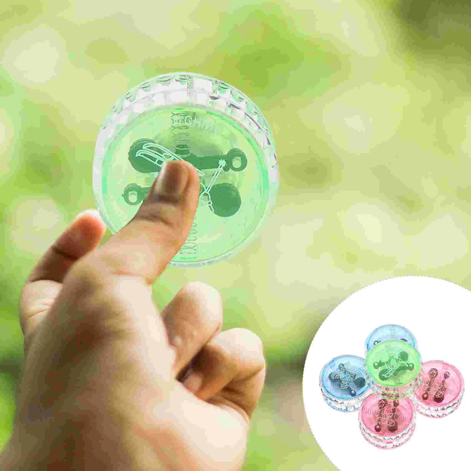 

5 Pcs Luminous Yo-yo Children’s Toys Responsive Ball Kids Boy Flashing Yoyo Plastic Gift Creative