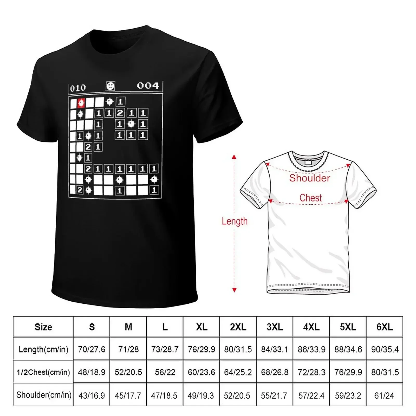 Minesweeper Vintage Gaming 90s Old School T-Shirt boys whites essential t shirt men clothing