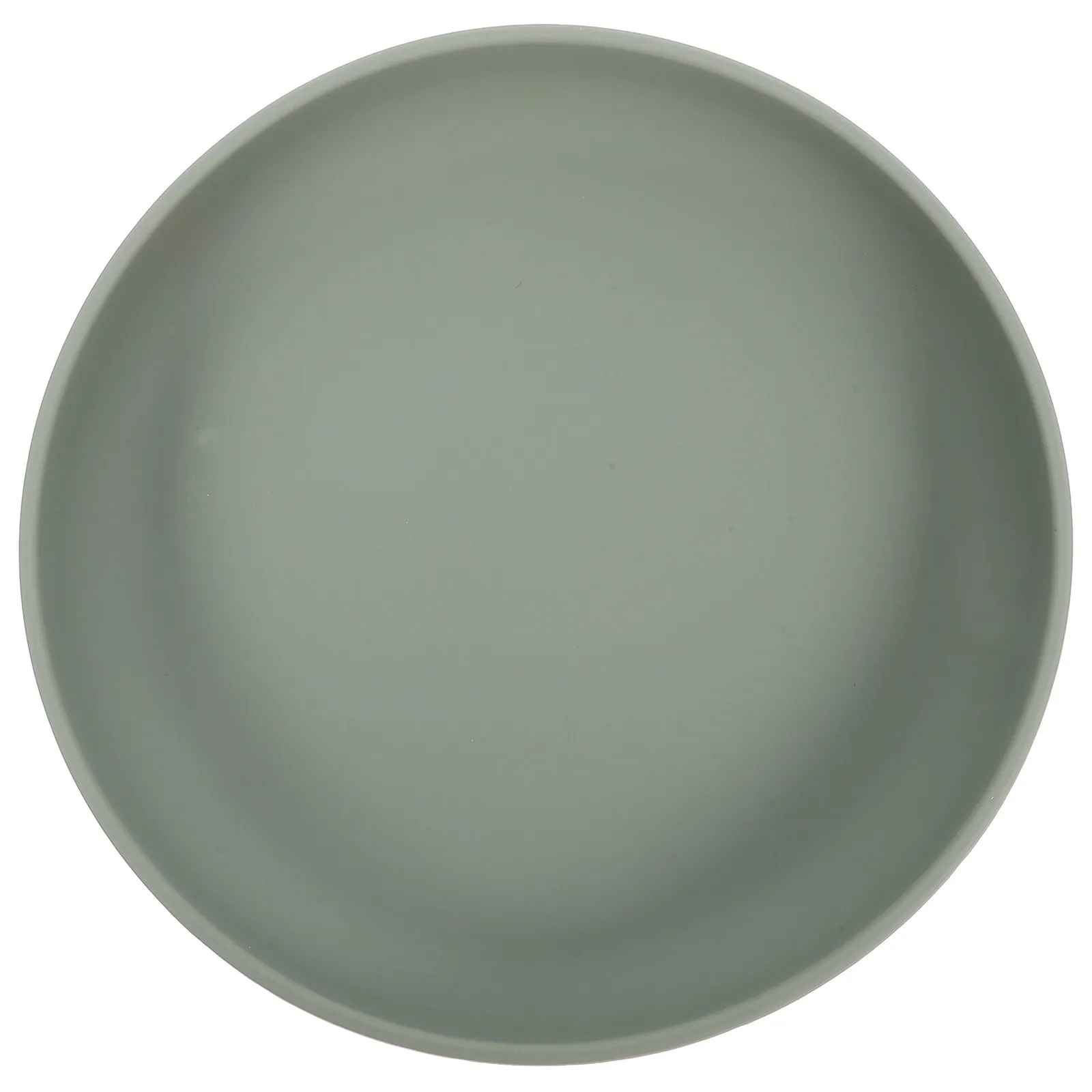 Silicone Spillproof Plate Elderly Disabled Round Scoop Non Slip Suction Base Unbreakable Handicapped Adaptive Dinnerware