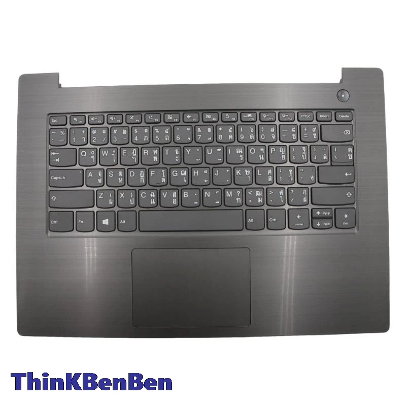 

TH Thai Iron Gray Keyboard Upper Case Palmrest Shell Cover For Lenovo V330 14 14IKB 14ISK 14ARR 5CB0Q64294