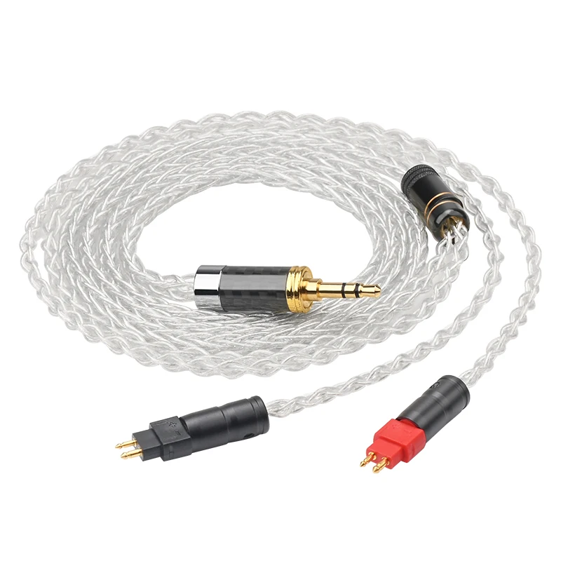 Ataudio hifi reines silber 2,5mm 3,5mm xlr symmetrisches hd600 kopfhörer kabel für sennheiser hd25 hd660s hd565 kopfhörer 5