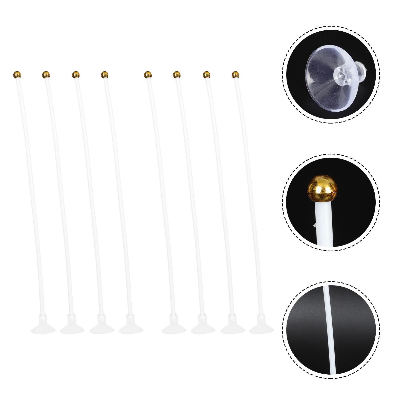 

8 Pcs Vehicle Flagpole Bracket for Car Clips Truck Support Cars