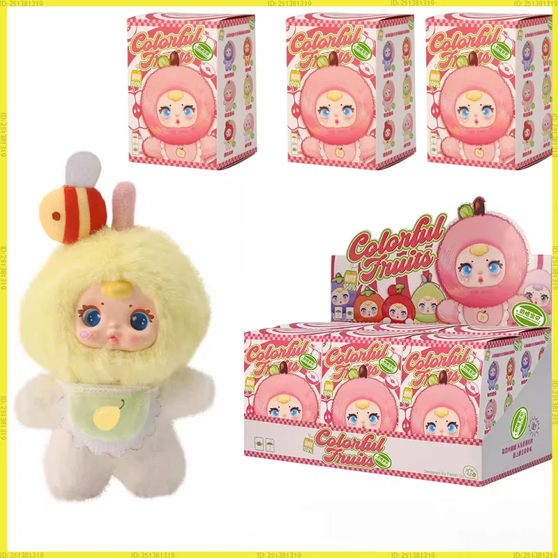 Nommi V3 sustituto de 2025mm, caja ciega de juguete de peluche afrutado de caramelo, decoración de escritorio bonita y creativa, muñeco coleccionable con cara de vinilo a la moda