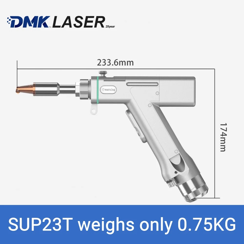DMK CHAOQIANG WEIYE SUP23T 4 in 1 Fiber Laser Handheld Welding Head Weld/Cutting/Cleaning 3000W Single Wobble Lazer Welder Gun