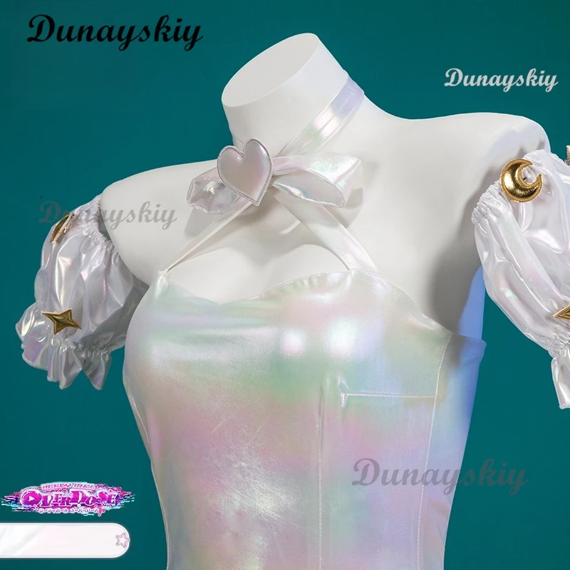 ニーディガールオーバードース KAngel コスプレ衣装ストリーマーオーバーロードロリータドレス 2 周年記念衣装女性レーザースカートリボンかつら