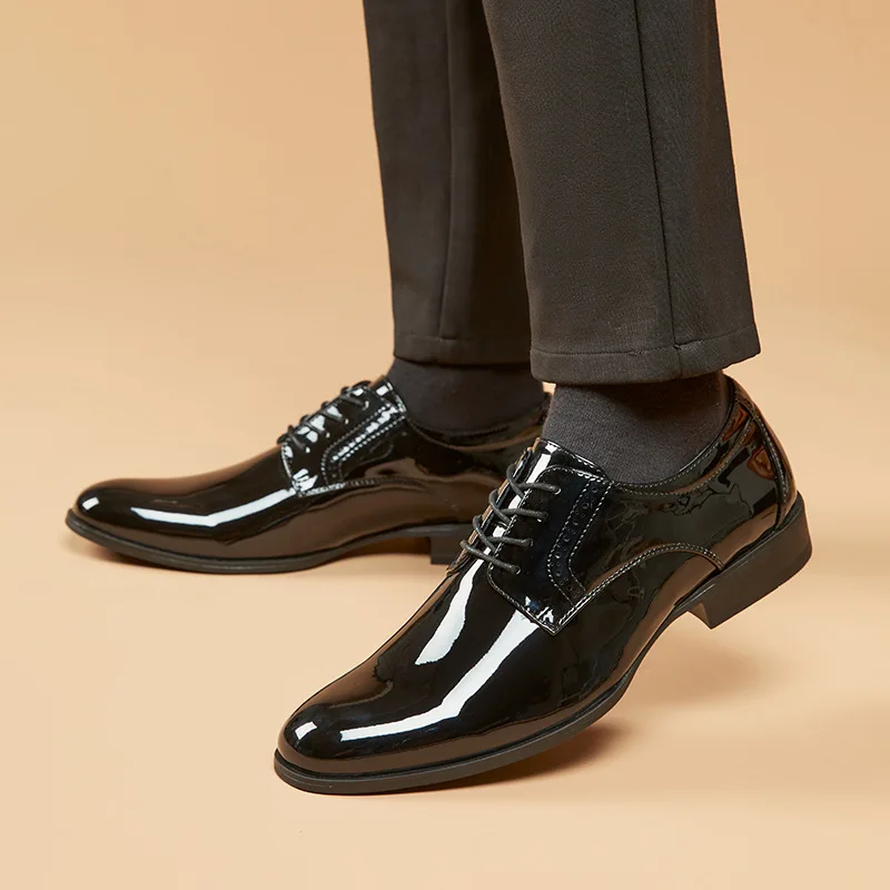 

Italian Leather Shoes for Man Oxford Shoes for Men Business Suit Wedding Shoes for Men Office Mens Dress Shoes Zapatos Hombre